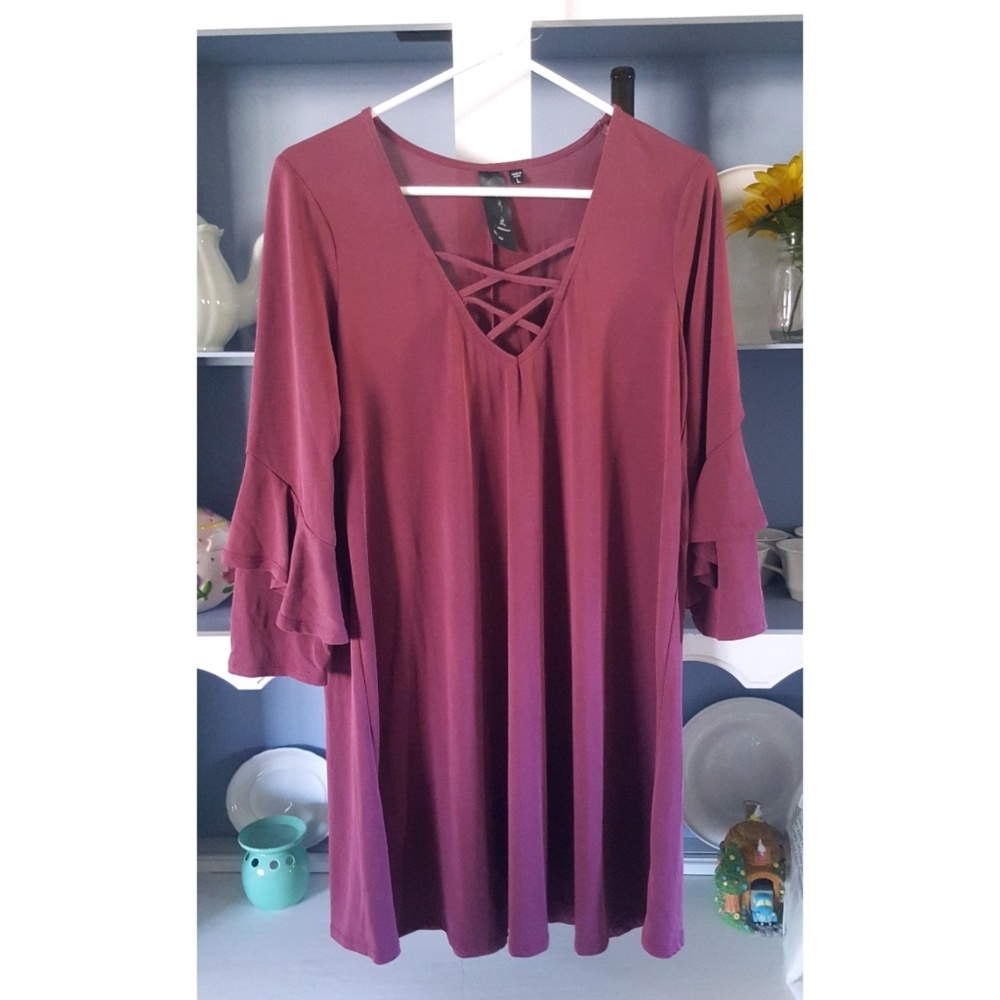 Burgundy Dress